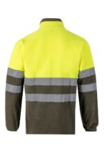 Chaqueta polar bicolor alta visibilidad 301503 Velilla verde caza/amarillo fluor - vista 2