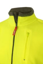 Chaqueta polar bicolor alta visibilidad 301503 Velilla verde caza/amarillo fluor - vista 7