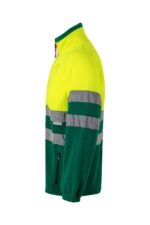 Chaqueta polar bicolor alta visibilidad 301503 Velilla verde/amarillo flúor - vista 3