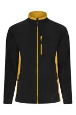 CHAQUETA POLAR BICOLOR NEGRO/AMARILLO VELILLA