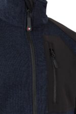 Chaqueta de punto afelpado 206008 Velilla azul navy/negro - vista 7