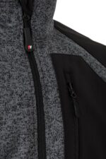 Chaqueta de punto afelpado 206008 Velilla gris/negro - vista 7