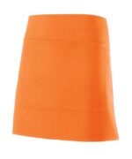 DELANTAL 100% POLIÉSTER CORTO NARANJA VELILLA