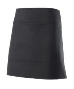 DELANTAL 100% POLIÉSTER CORTO NEGRO VELILLA