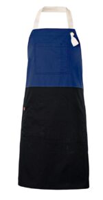 DELANTAL BICOLOR PETO AZUL ULTRAMAR VELILLA