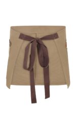 Delantal corto canvas bicolor 404221B Velilla - vista 2