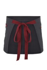 Delantal corto canvas bicolor 404221B Velilla - vista 2