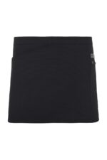 DELANTAL CANVAS CORTO NEGRO/GRIS VELILLA