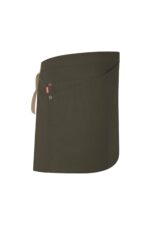 Delantal corto canvas bicolor 404221B Velilla - vista 2