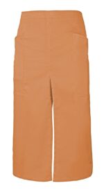 DELANTAL LARGO NARANJA CLARO VELILLA