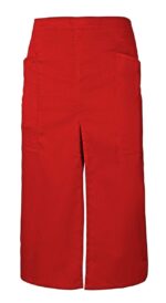 DELANTAL LARGO ROJO CORAL VELILLA