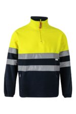 FORRO POLAR BICOLOR AV AZUL MARINO/AMARILLO FLÚOR VELILLA