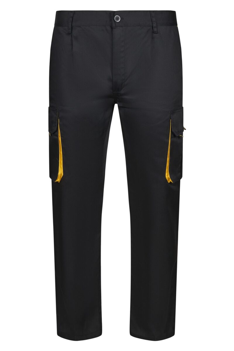 PANTALÓN BICOLOR NEGRO/AMARILLO VELILLA