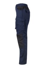 PANTALÓN CANVAS BICOLOR 103011B VELILLA azul navy/negro - vista 3