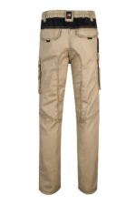 PANTALÓN CANVAS BICOLOR 103011B VELILLA beige arena/negro - vista 2