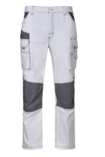 PANTALÓN CANVAS BICOLOR BLANCO/GRIS VELILLA