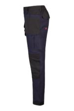 Pantalón strech canvas bicolor 103019S Velilla azul navy/negro - vista 3