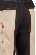 Pantalón strech canvas bicolor 103019S Velilla beige arena/negro - vista 8