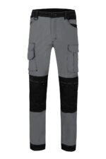 PANTALÓN CANVAS STRETCH GRIS/NEGRO VELILLA