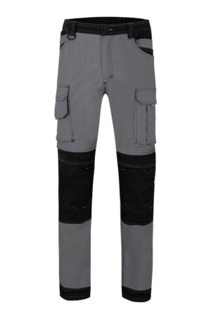 PANTALÓN CANVAS STRETCH GRIS/NEGRO VELILLA