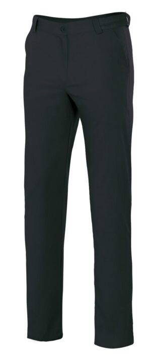PANTALÓN CHINO STRETCH MUJER NEGRO VELILLA