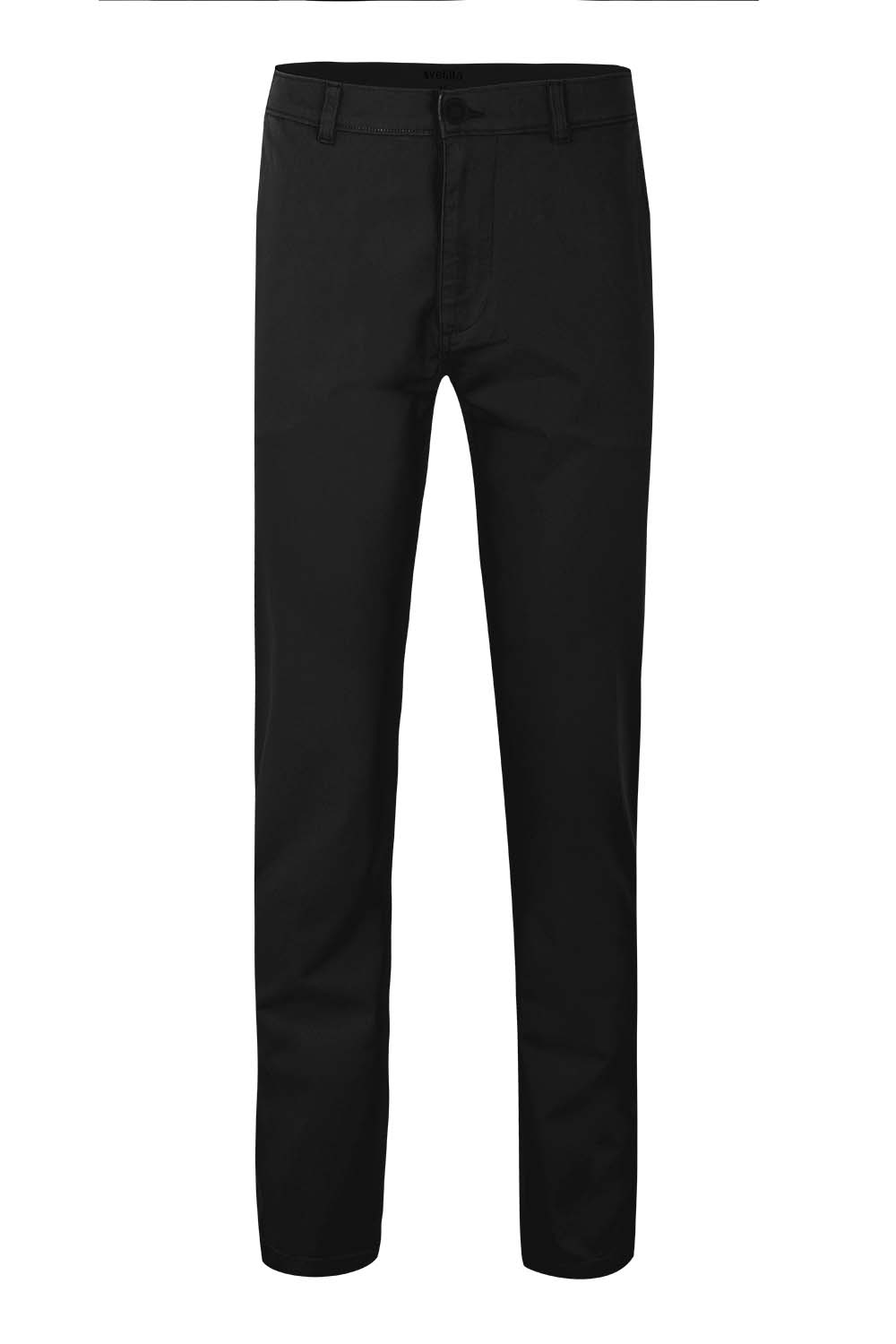 PANTALÓN CHINO STRETCH UNISEX NEGRO PANTALÓN CHINO STRETCH UNISEX NEGRO VELILLA