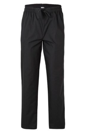 PANTALÓN COCINA POPELÍN NEGRO VELILLA