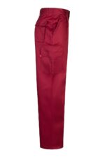 Pantalón multibolsillos básico 103001 Velilla granate - vista 4
