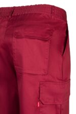 Pantalón multibolsillos básico 103001 Velilla granate - vista 6