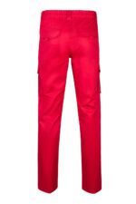 Pantalón multibolsillos básico 103001 Velilla rojo - vista 2