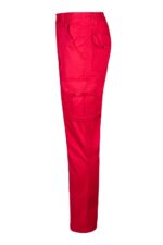 Pantalón multibolsillos básico 103001 Velilla rojo - vista 3