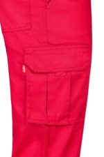 Pantalón multibolsillos básico 103001 Velilla rojo - vista 5