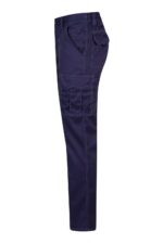 Pantalon stretch multibolsillos 103002S Velilla azul marino - vista 3