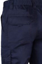 Pantalon stretch multibolsillos 103002S Velilla azul navy - vista 6