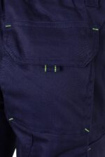 Pantalón strech bicolor 103024S Velilla azul marino/amarillo flúor - vista 6