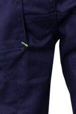 Pantalón strech bicolor 103024S Velilla azul marino/amarillo flúor - vista 7