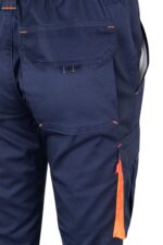 Pantalón strech bicolor 103024S Velilla azul navy/naranja - vista 6