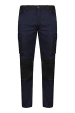 PANTALÓN STRETCH BICOLOR AZUL NAVY/NEGRO VELILLA