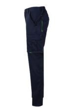 Pantalón strech bicolor 103024S Velilla azul navy/verde lima - vista 3