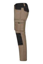 Pantalón stretch bicolor 103031S Velilla - vista 2