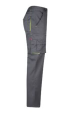 Pantalón strech bicolor 103024S Velilla gris/amarillo fluor - vista 4