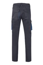 Pantalón strech bicolor 103024S Velilla gris/celeste - vista 2