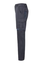 Pantalón strech bicolor 103024S Velilla gris/celeste - vista 3