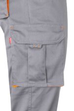 Pantalón strech bicolor 103024S Velilla gris/naranja - vista 5