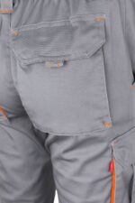 Pantalón strech bicolor 103024S Velilla gris/naranja - vista 6