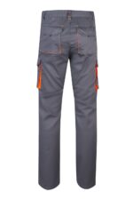 Pantalón strech bicolor 103024S Velilla gris/naranja fluor - vista 2