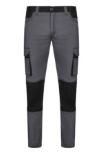 PANTALÓN STRETCH BICOLOR GRIS/NEGRO VELILLA