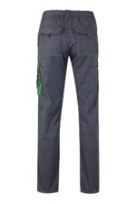 Pantalón strech bicolor 103024S Velilla gris/verde lima - vista 2