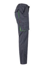 Pantalón strech bicolor 103024S Velilla gris/verde lima - vista 4
