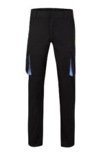PANTALÓN STRETCH BICOLOR NEGRO/CELESTE VELILLA
